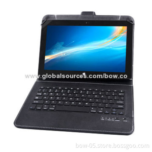 7/8-inch Tablets PCs Universal Leather Case with Bluetooth Keyboard